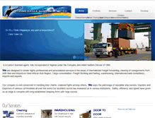 Tablet Screenshot of flyingeagleshipping.com